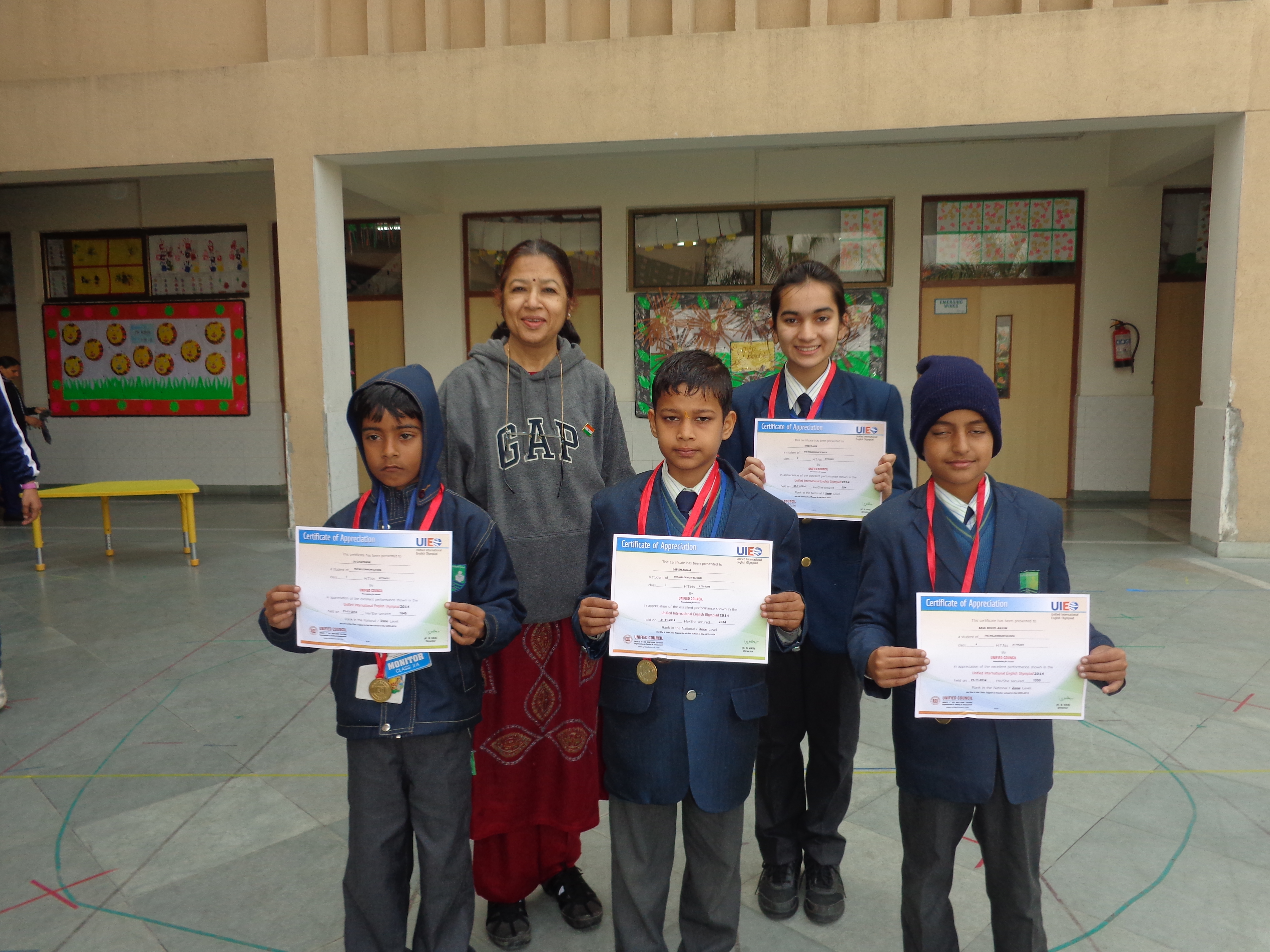 Prize Winners of English Olympiad 