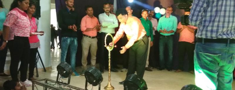Lighting of Lamp by our respected Chiefmentor Mr. Niraj Gupta
